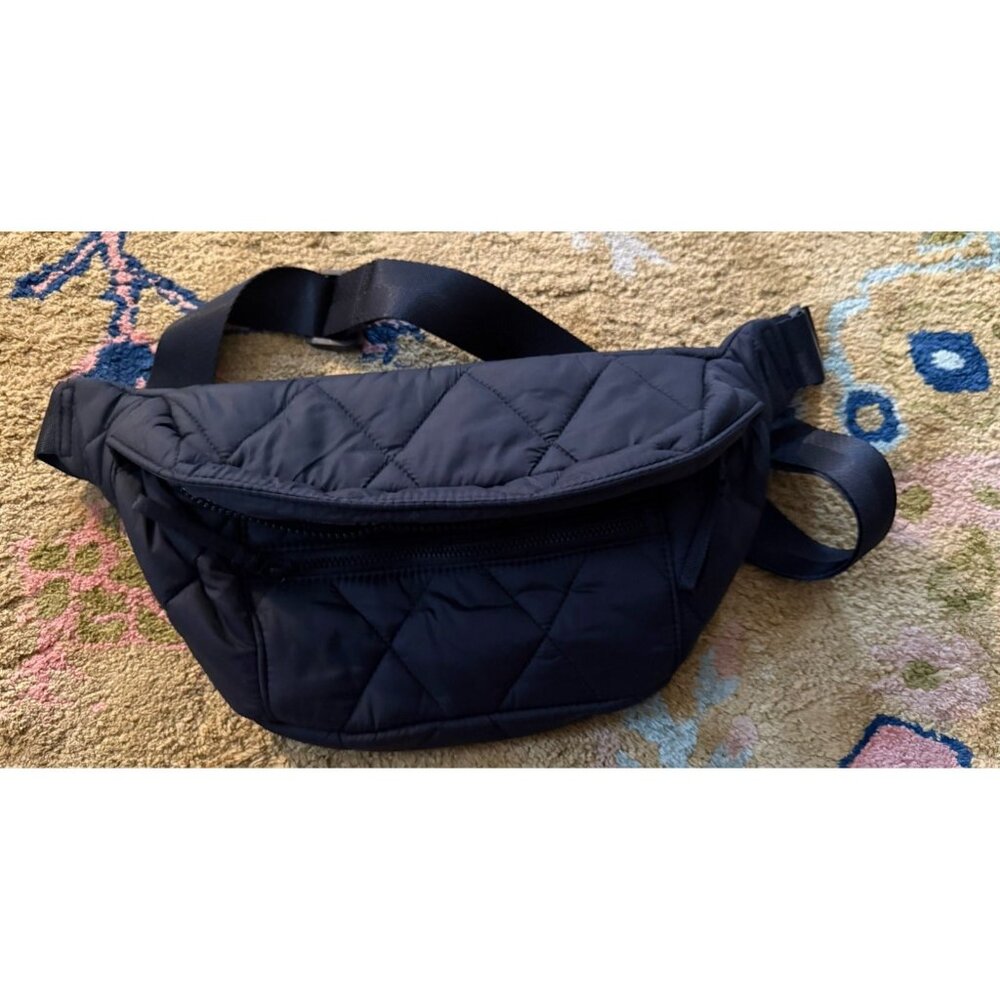 vera bradley portnoy belt bag moonless night quilted